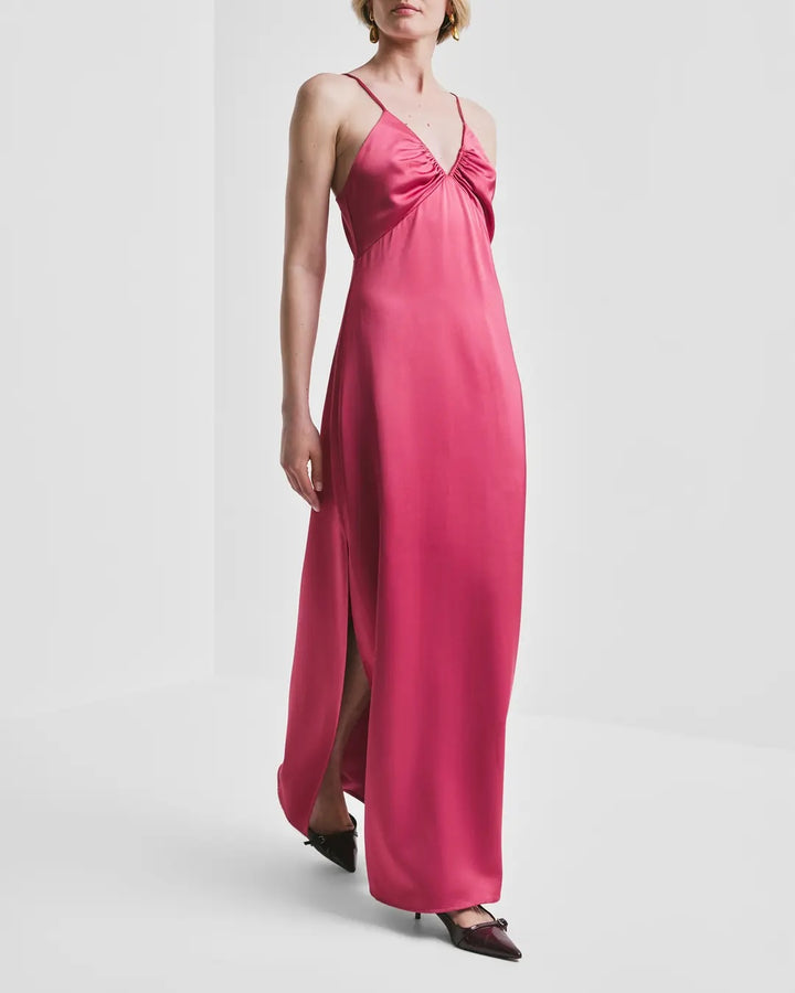 Satin Strap Dress