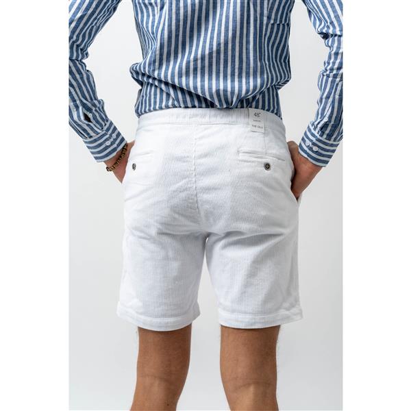 Cord Shorts - White