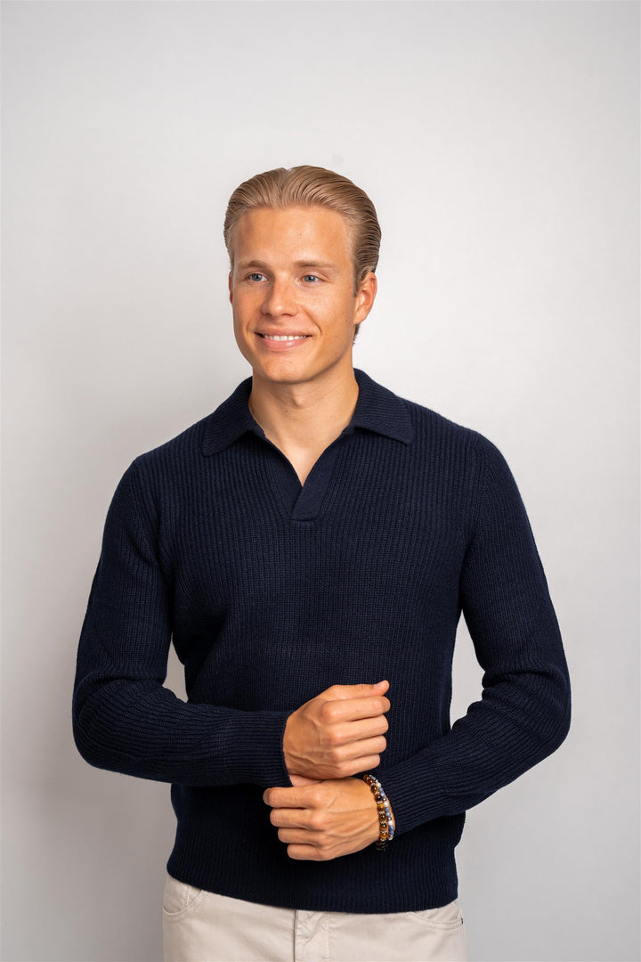 Tennis Polo - Navy