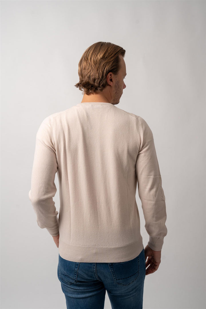 Crew Neck - Cream