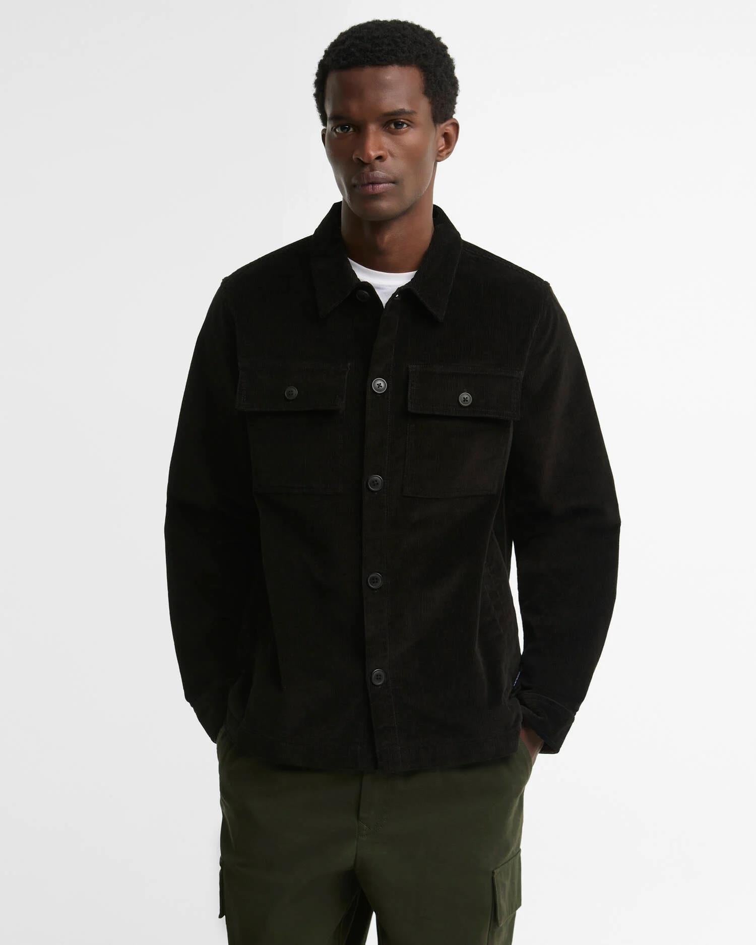 Tartar Trim Overshirt - Green