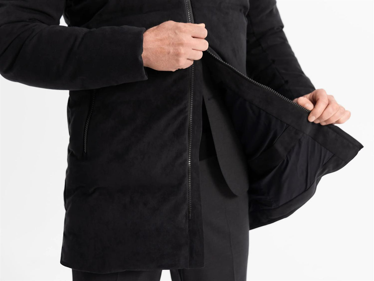Titan Down Parka - Neosuede Black