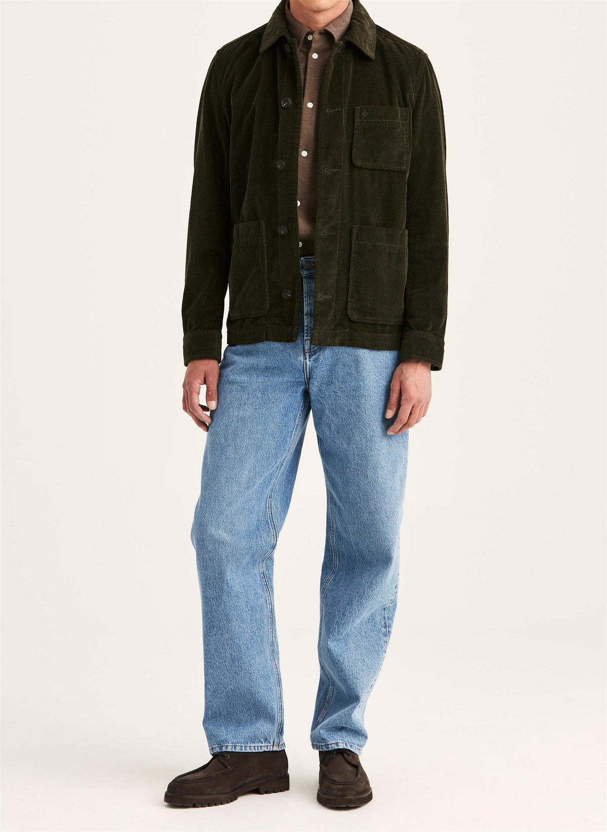 Fenix Cord Shirt Jacket - Olive