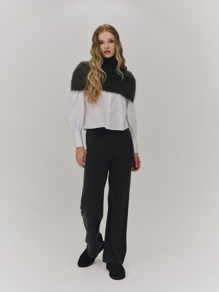Sylvia Chunky Neck Charcoal