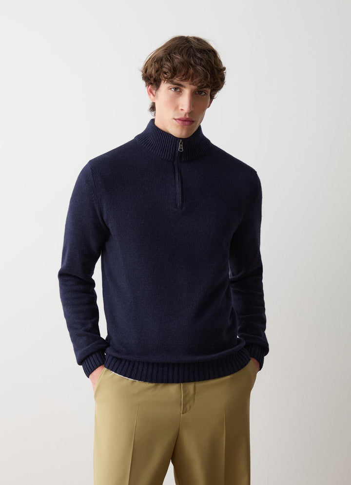 Half Zip - Navy