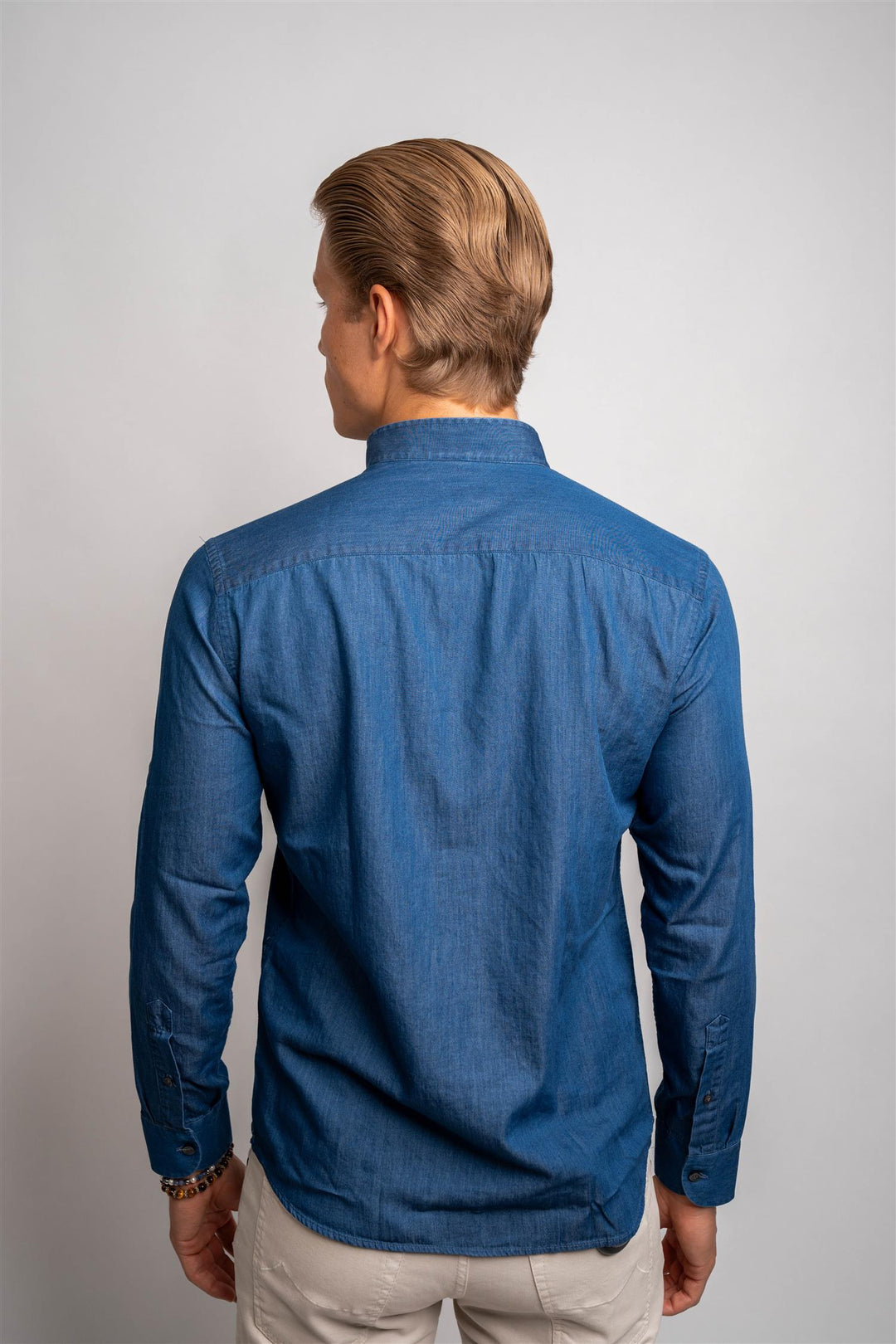 No Collar - Denim