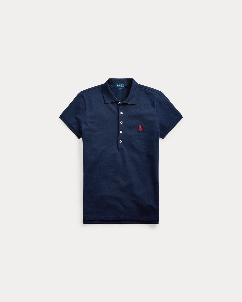 Slim Fit Stretch Polo Shirt Navy