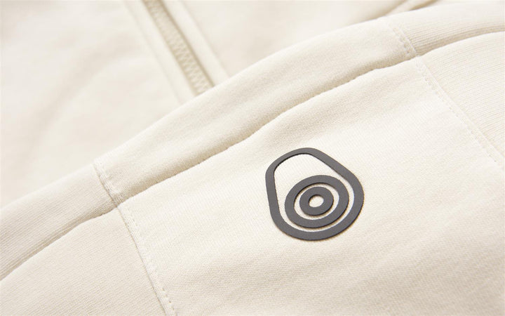 Bowman Logo Zip Hood Ivory