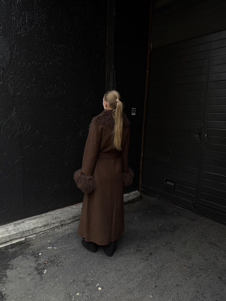 LOLA COAT - BROWN
