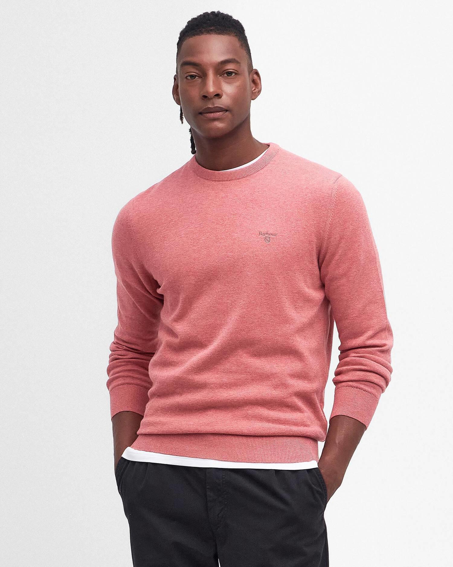 Pima Cotton Crewneck - Pink Clay