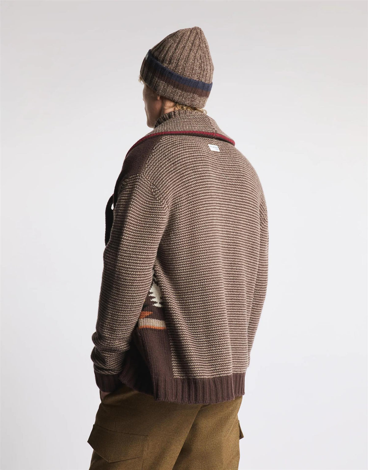 Cardigan Jaquard - Desert Code