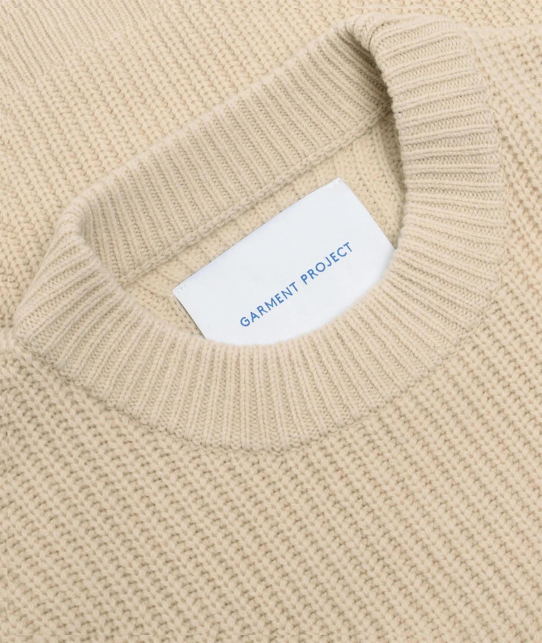 Boxy Wool Knit - Bone White