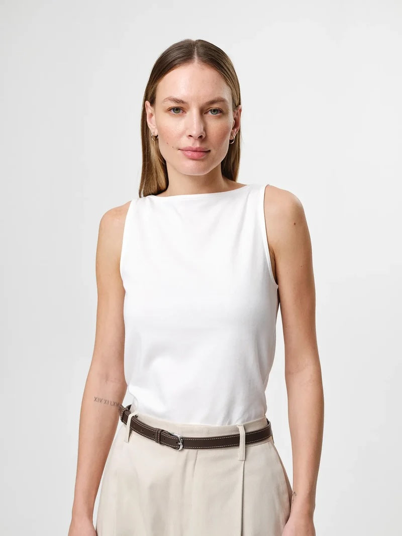 Beatris Top White