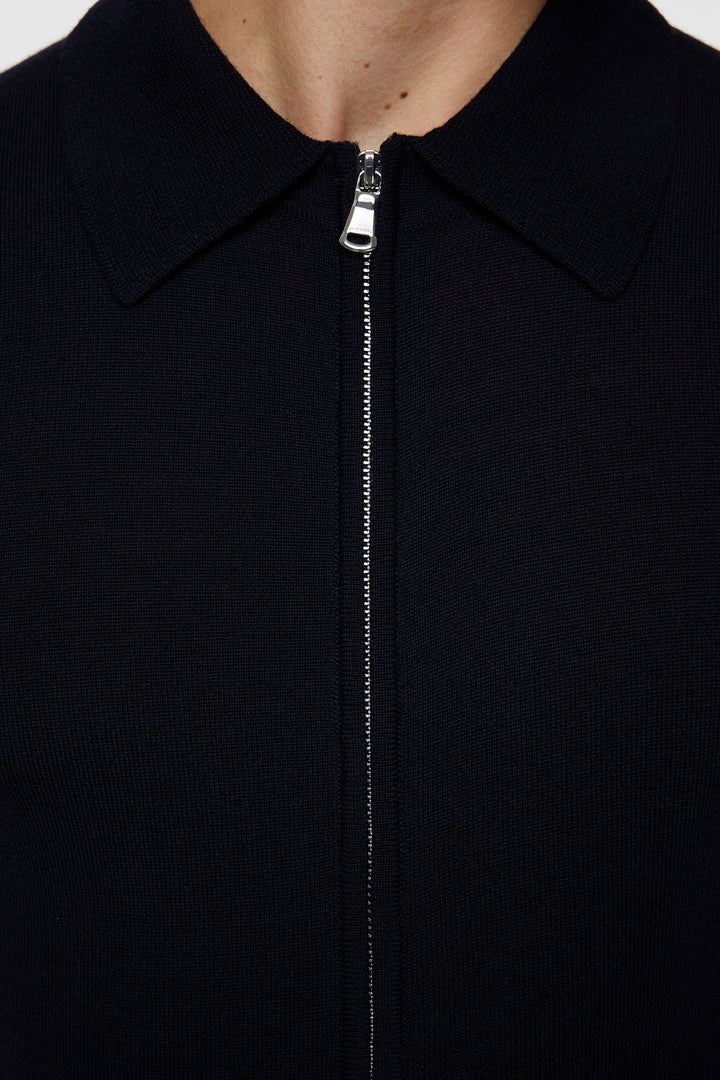 Kaleb Merino Zip Cardigan