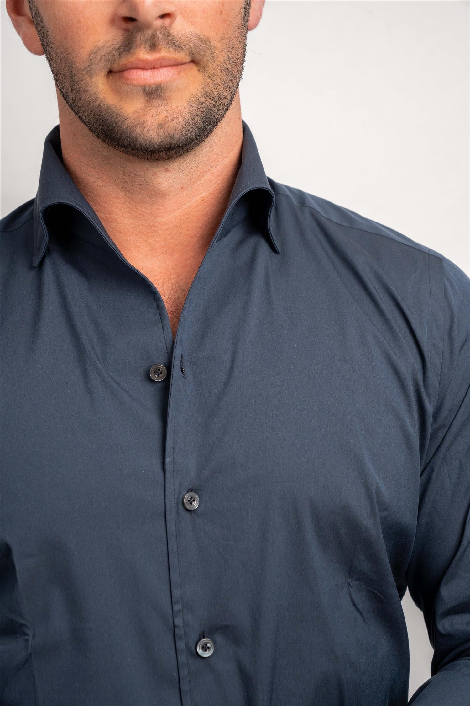 Spread Collar - Navy