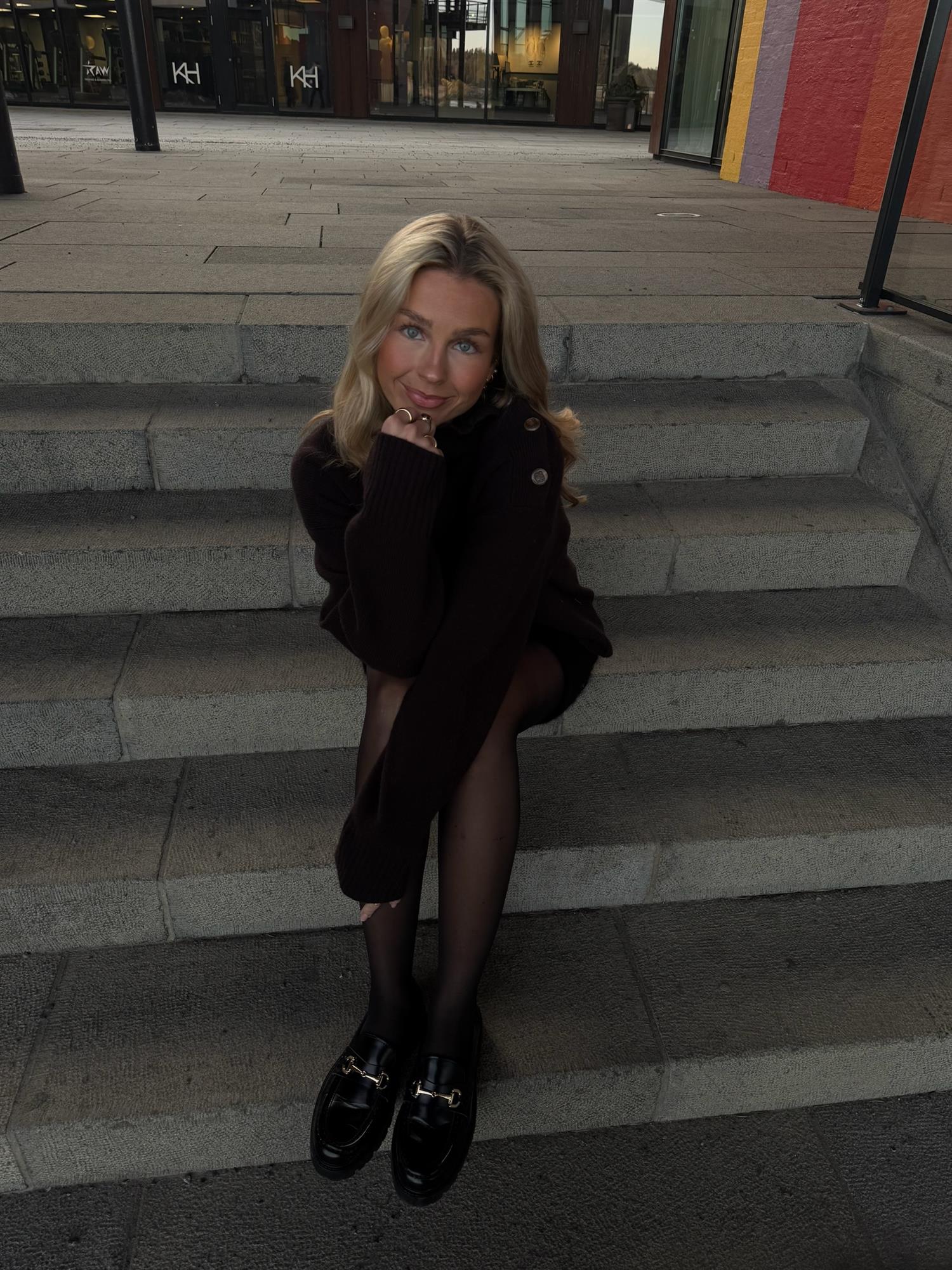 Sara Merino Sweater Dark Brown