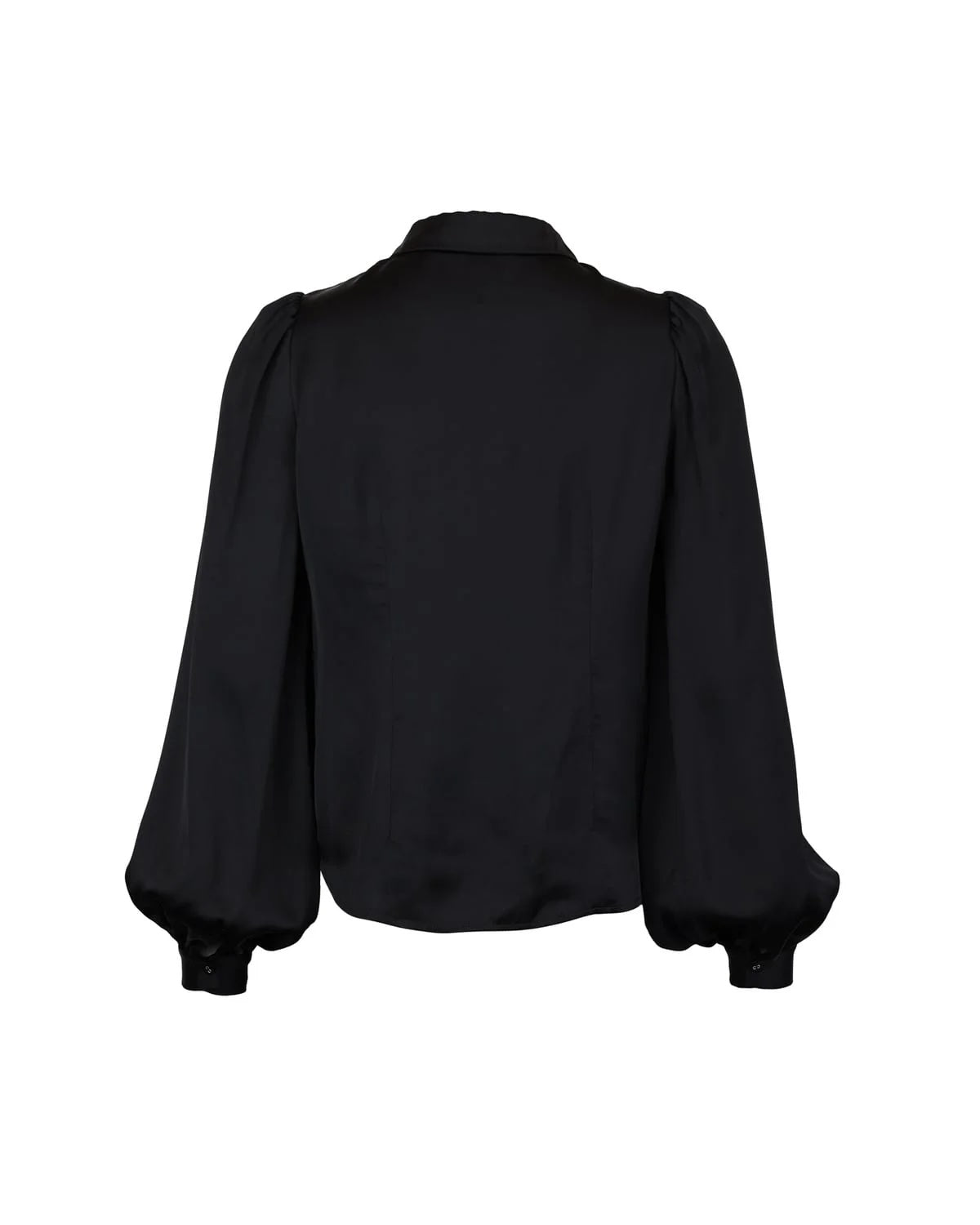 Satin Shirt - Black