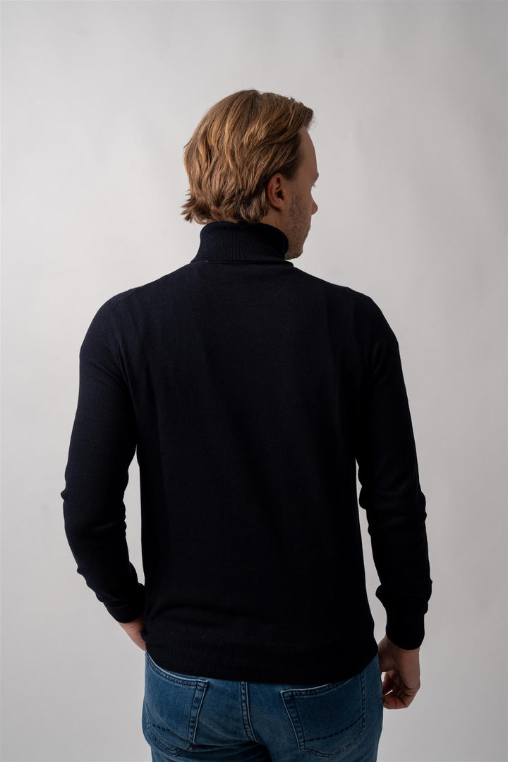 Turtle Neck - Navy