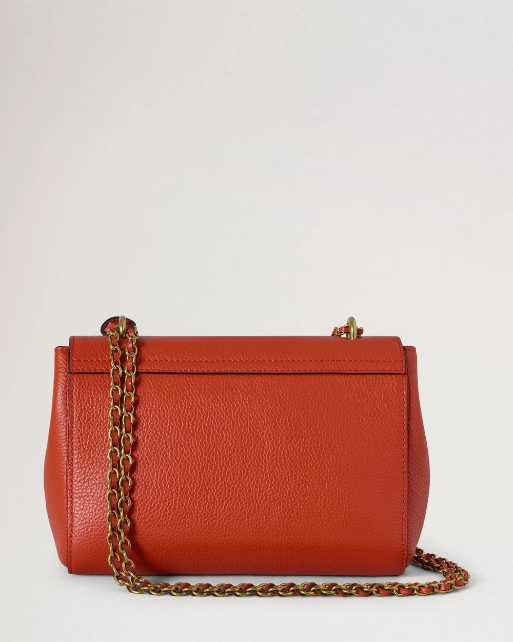 Lily Coral Orange Small Classic Grain