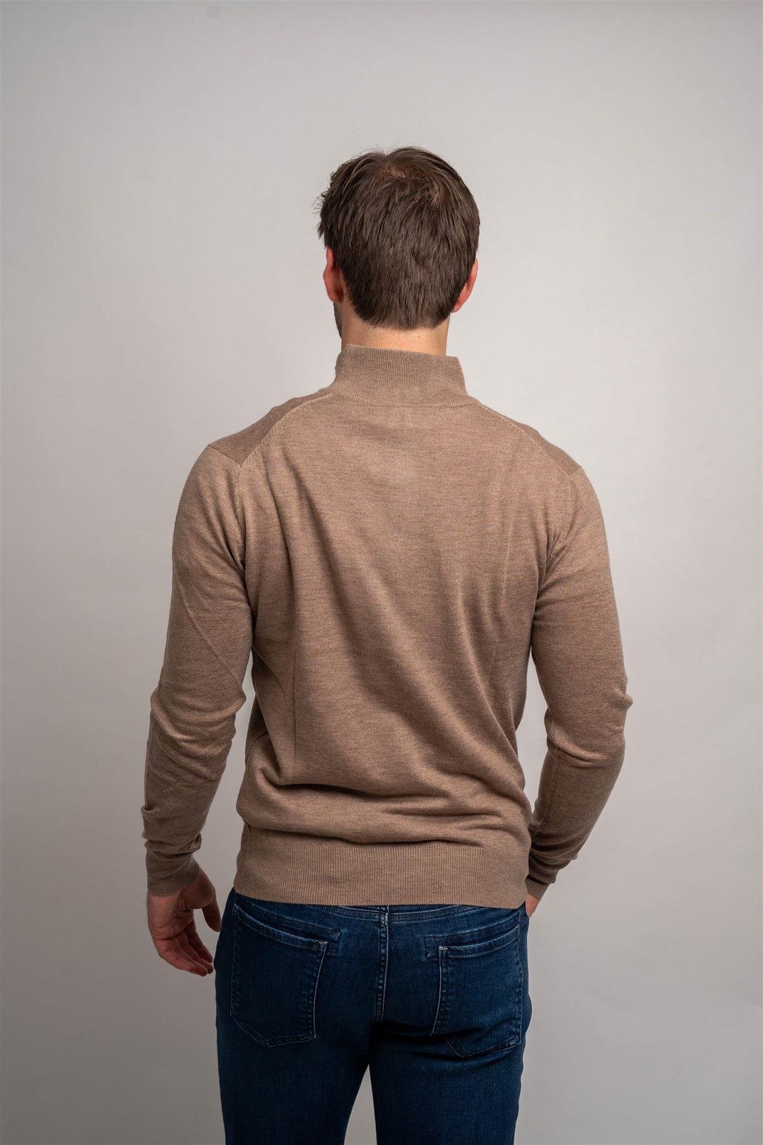 Half Zip - Beige