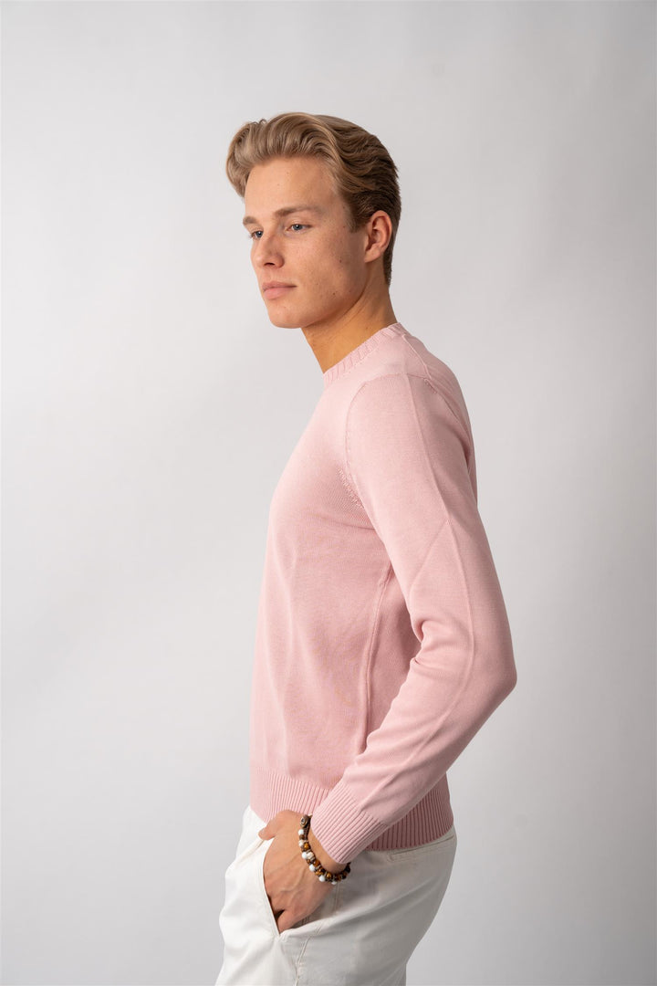 Cotton Crewneck - Rosa