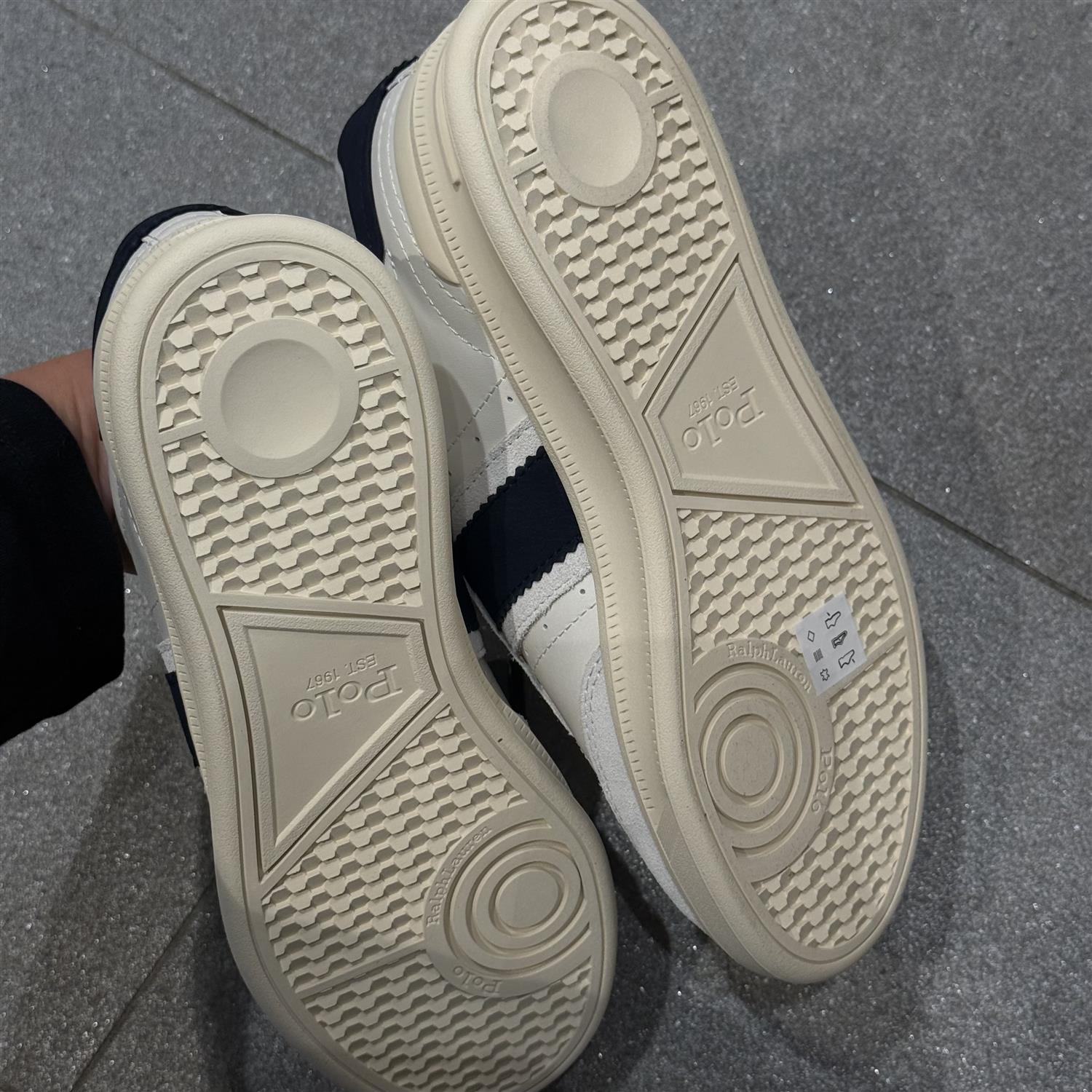 HTR Aera Sneakers Low Top Bianco/Navy