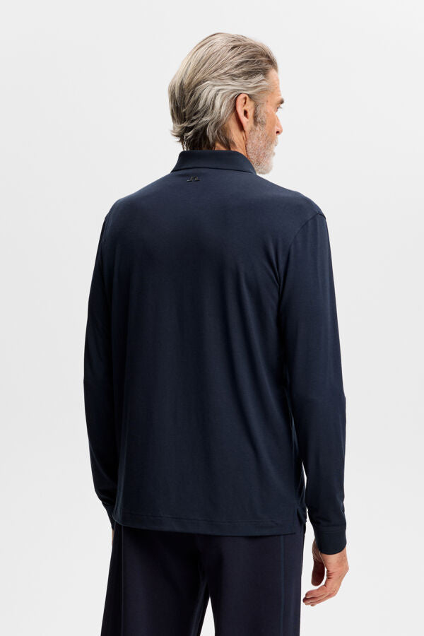 Florian LS Polo - Navy
