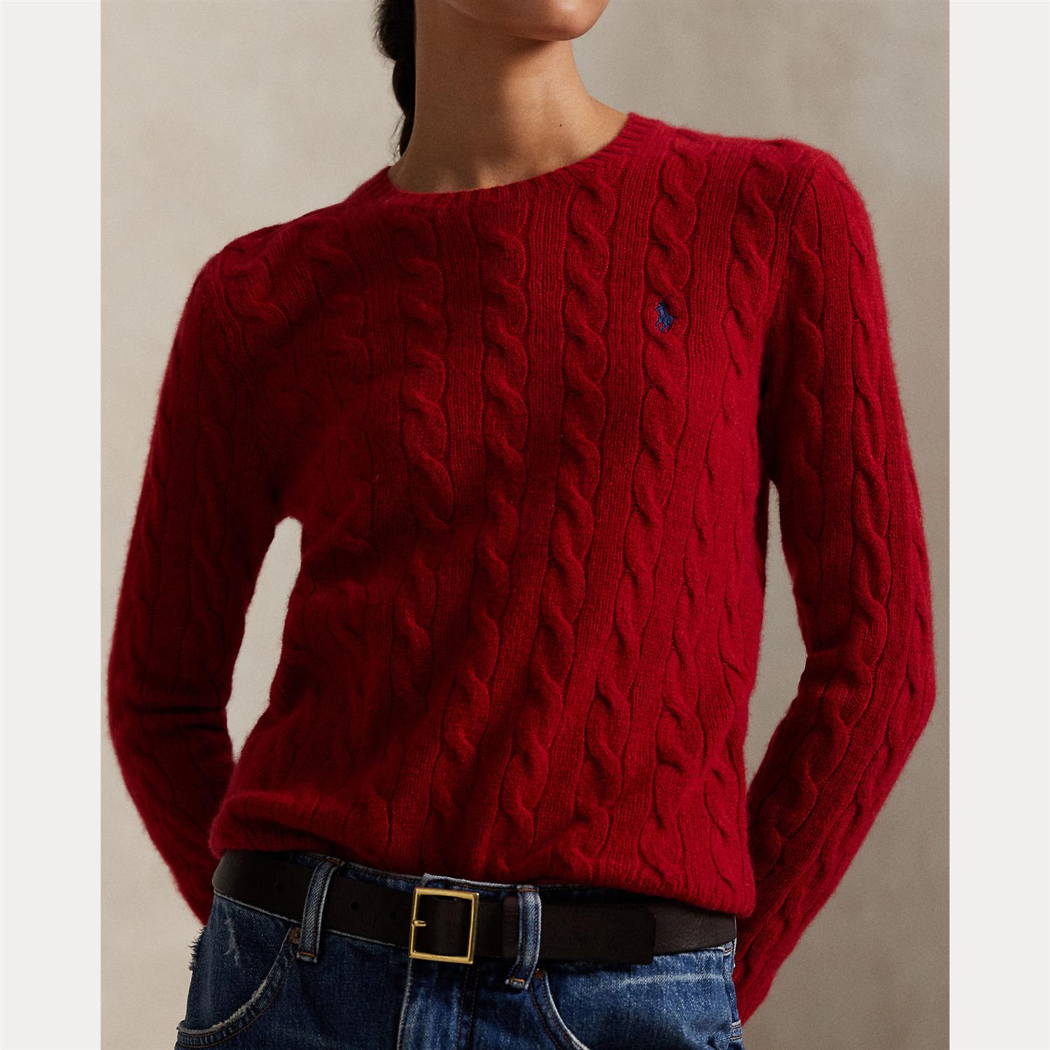 Julianna Long Sleeve Pullover Fireside Red