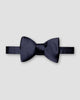 Navy Silk Bow Tie – Self Tied