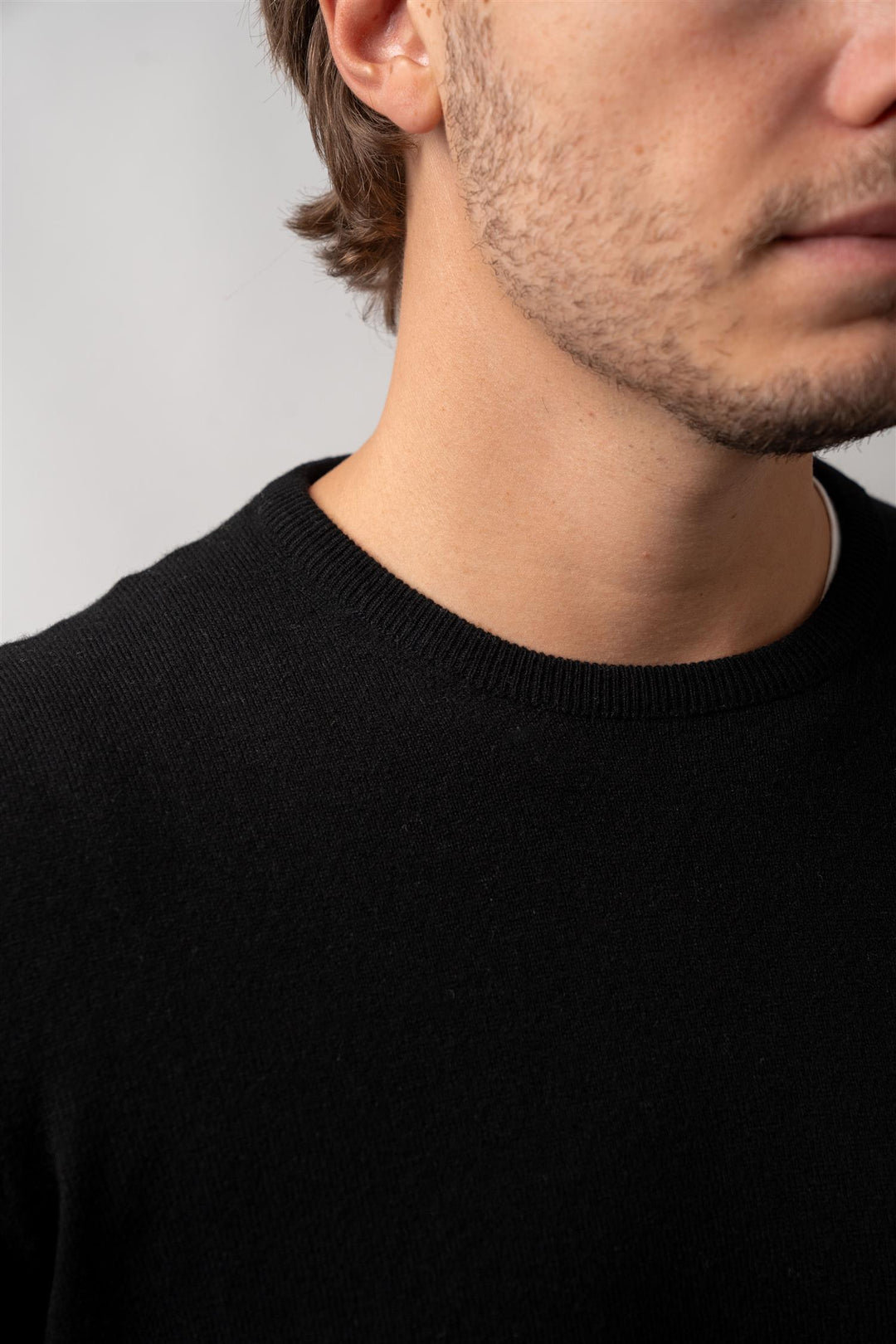 Crewneck - Cashmere - Black