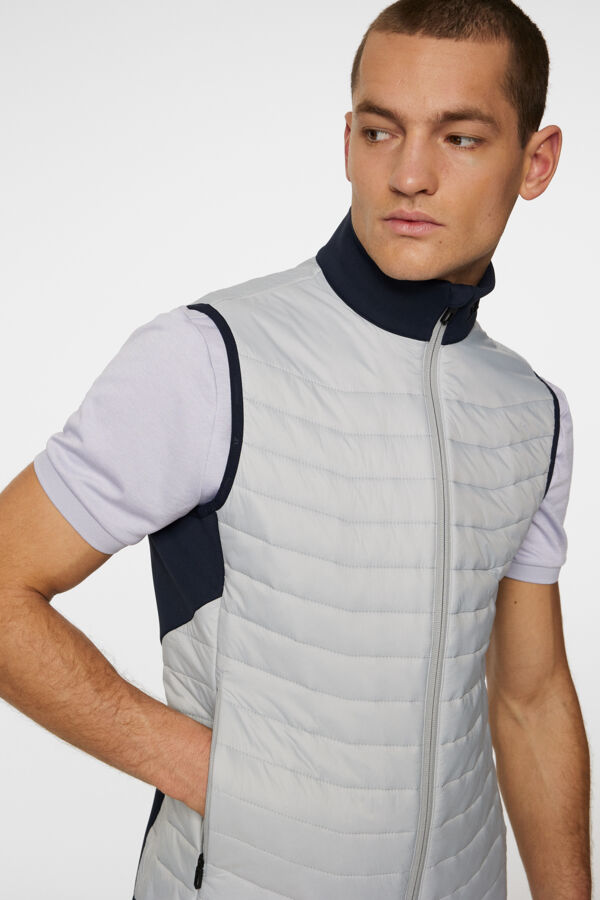 Holden Quilt Hybrid Vest - Grey