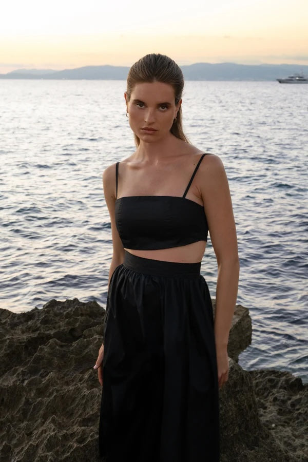 Rosina Maxi Skirt Black