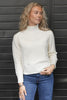 Mock Neck White