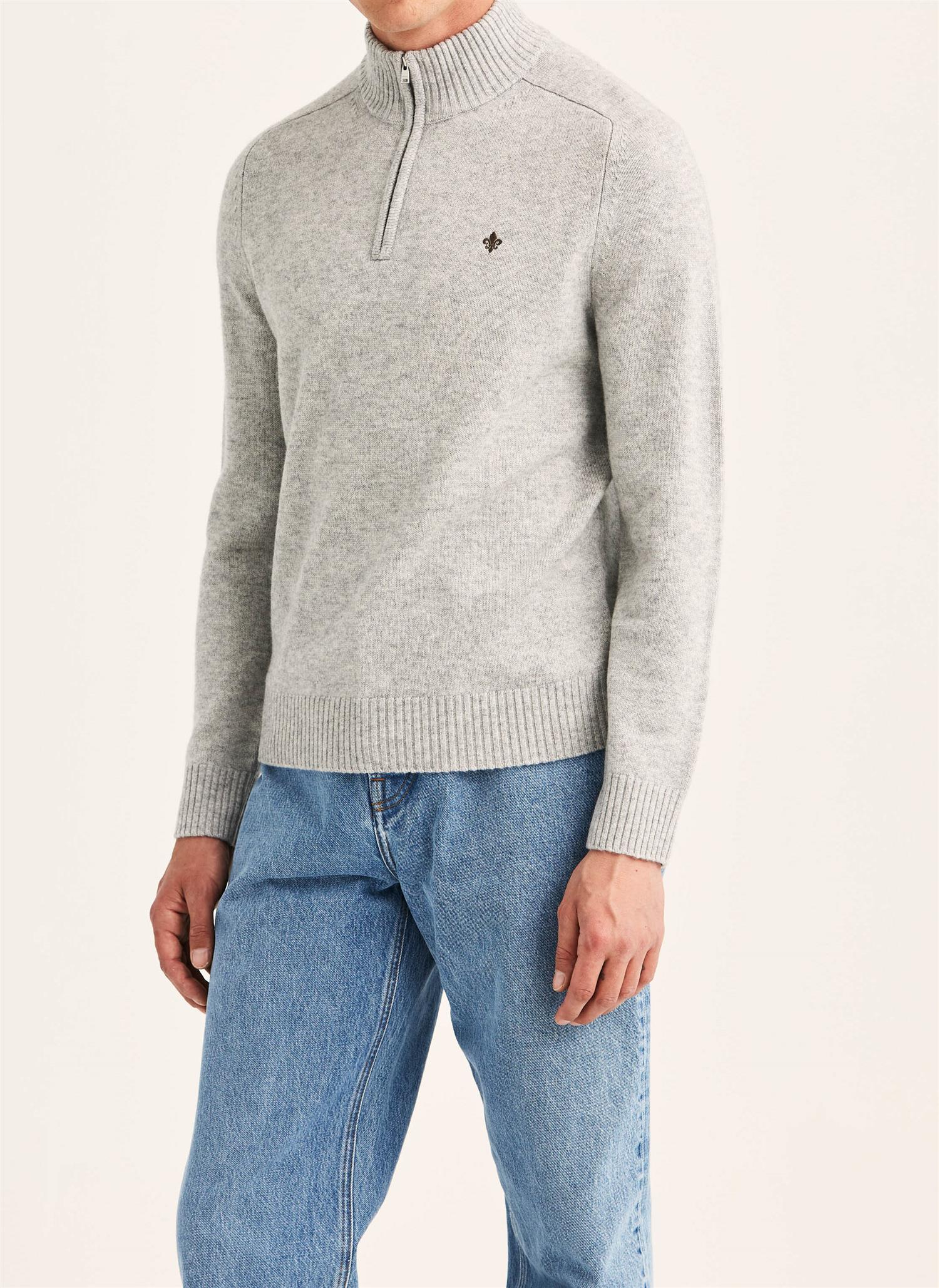 Hertford Half Zip - Grey
