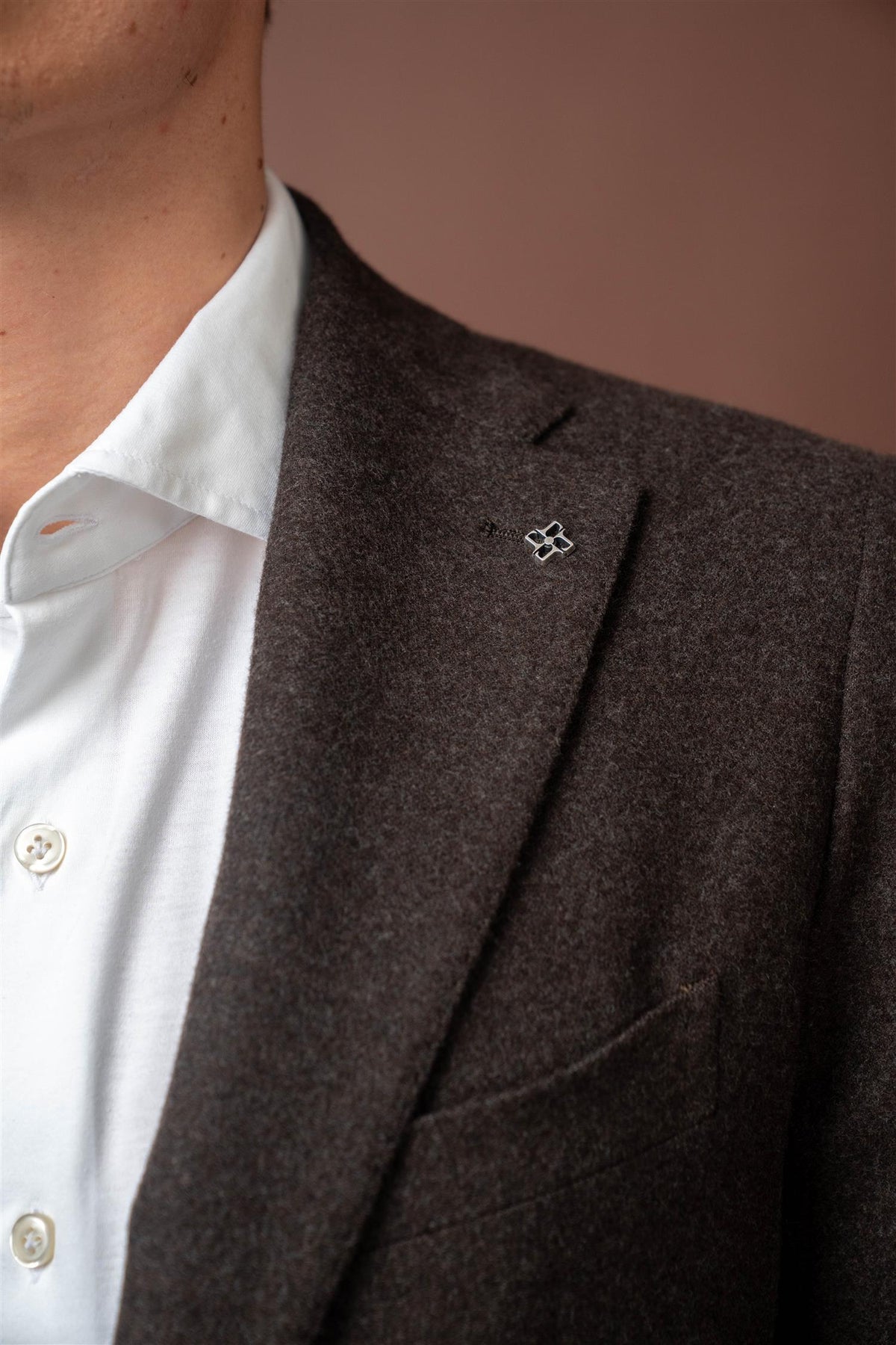 Blazer Cashmere Blend - Brown