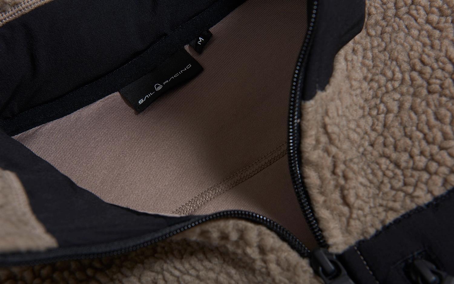 Bowman Pile Zip Jacket - Sand