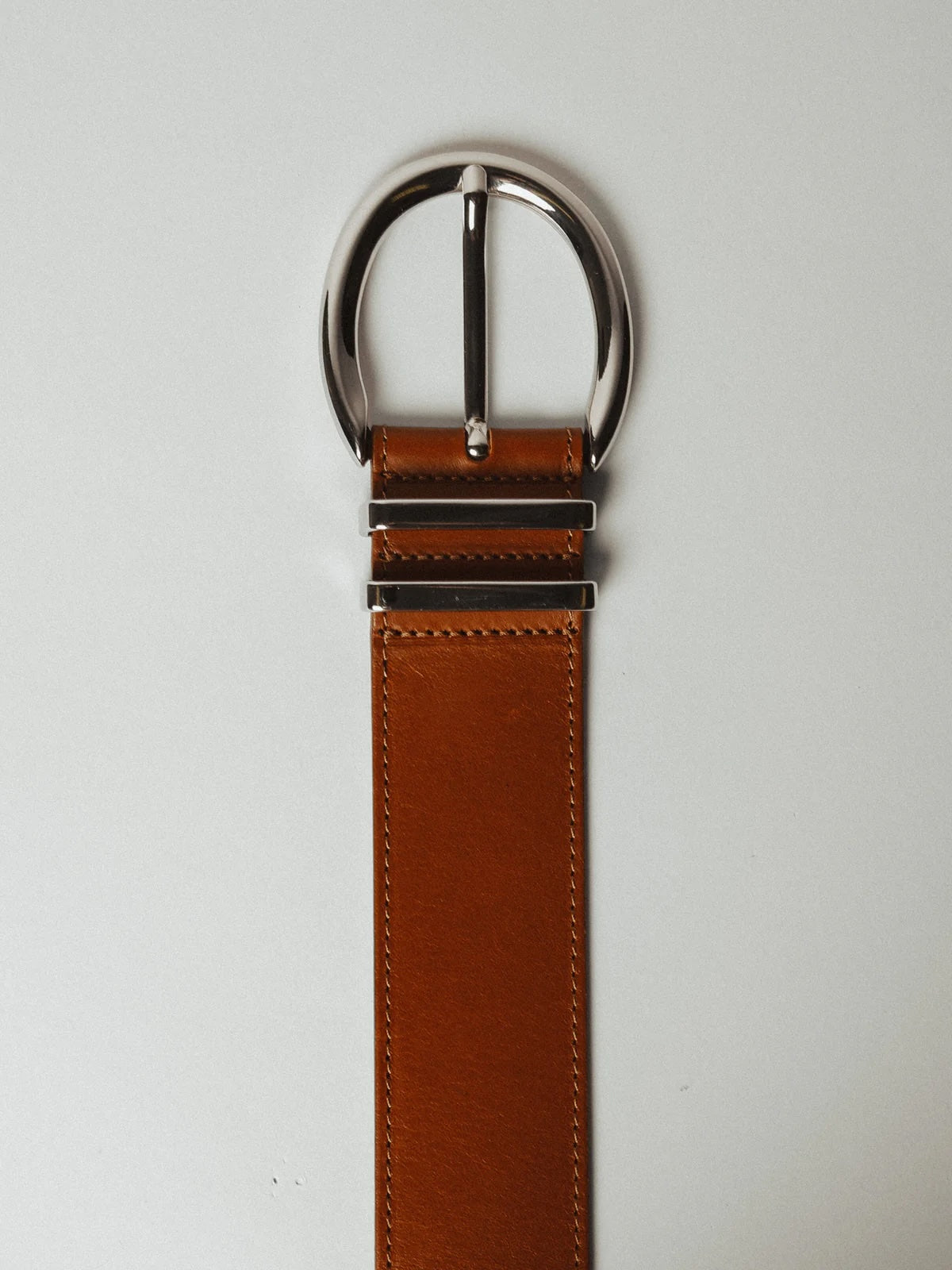 Caryn Leather Belt - Cognac
