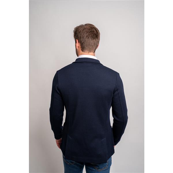 Rain Wool Blazer - Navy