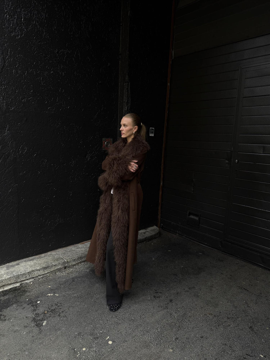 LOLA COAT - BROWN