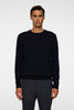 Keane Merino Crew Neck -  Navy