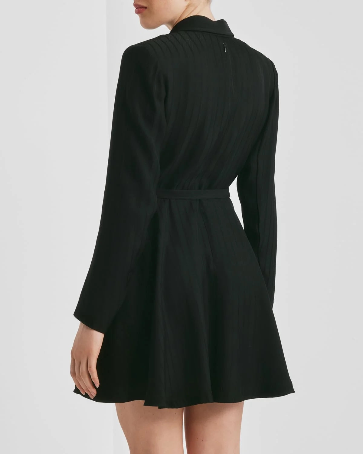Tailored Mini Dress Black