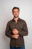 Man Shirt - Dark Brown