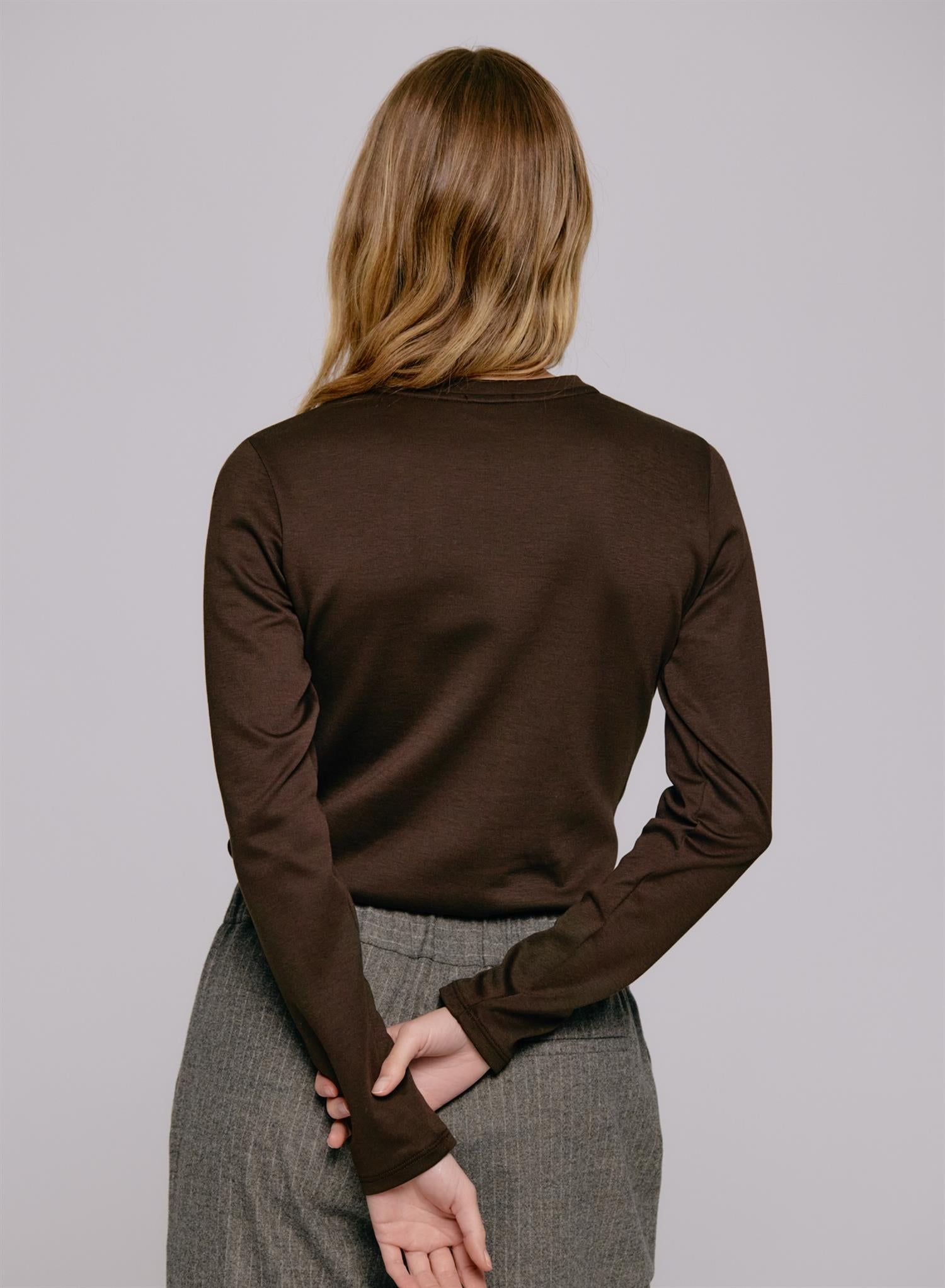 Andrea Longsleeve Brown