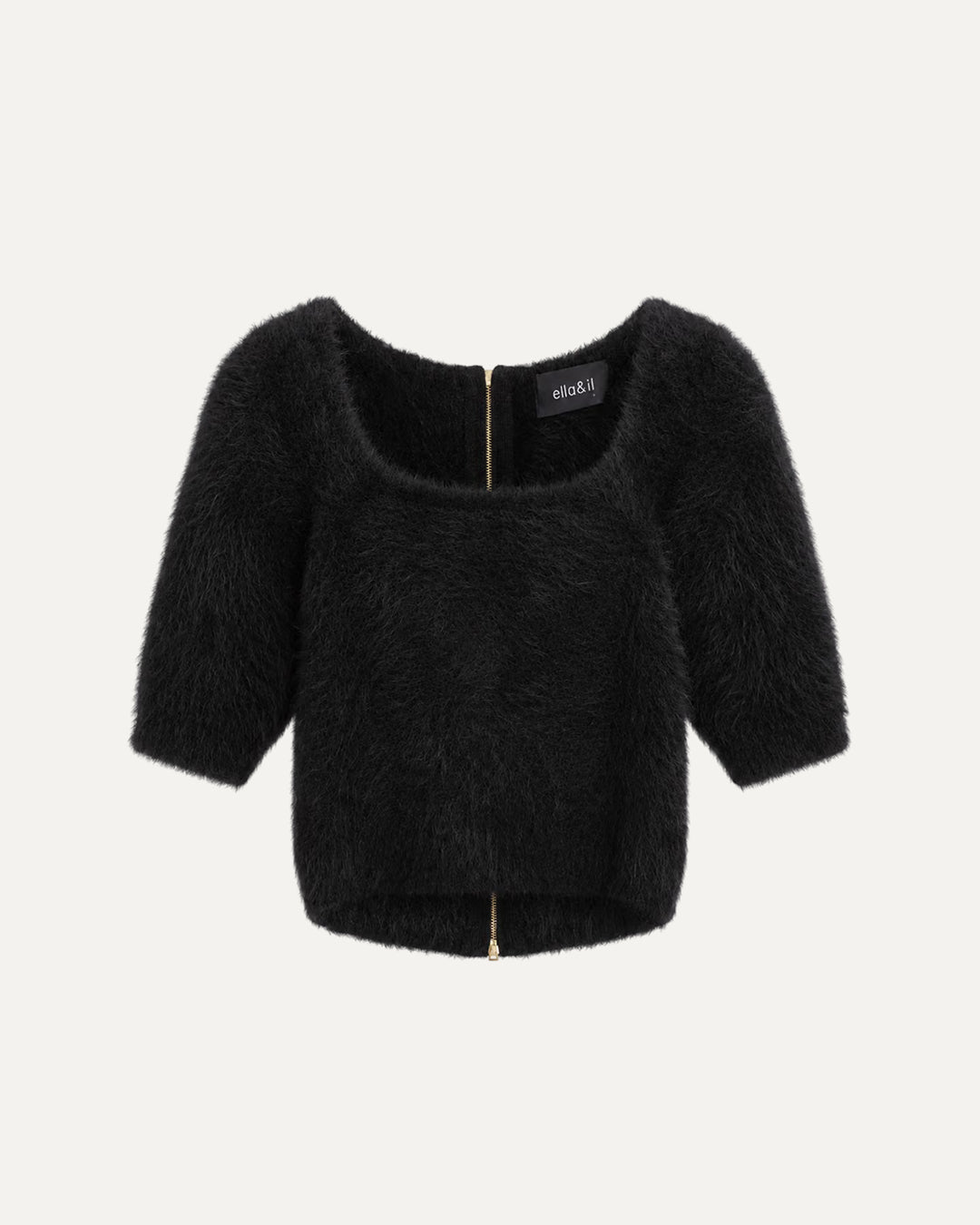 Antonia Chunky Tee - Black