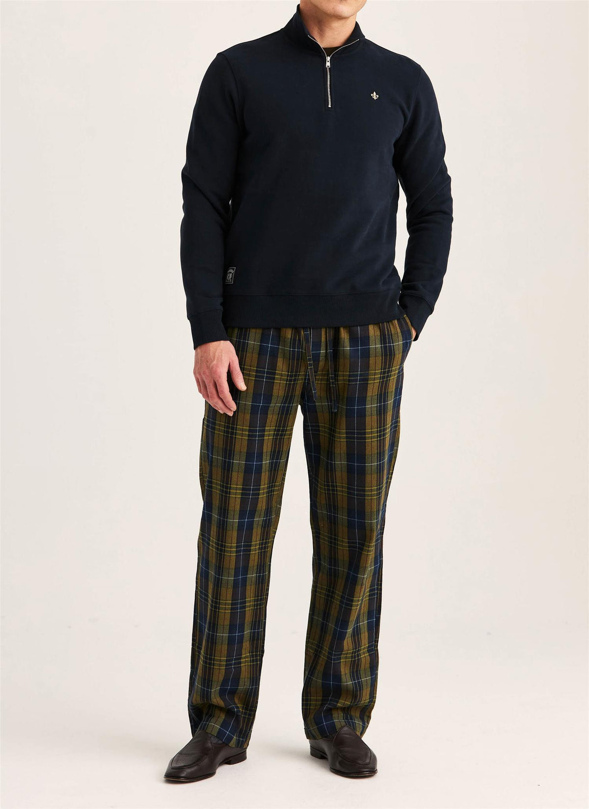 Brandon Lily Half Zip - Blue