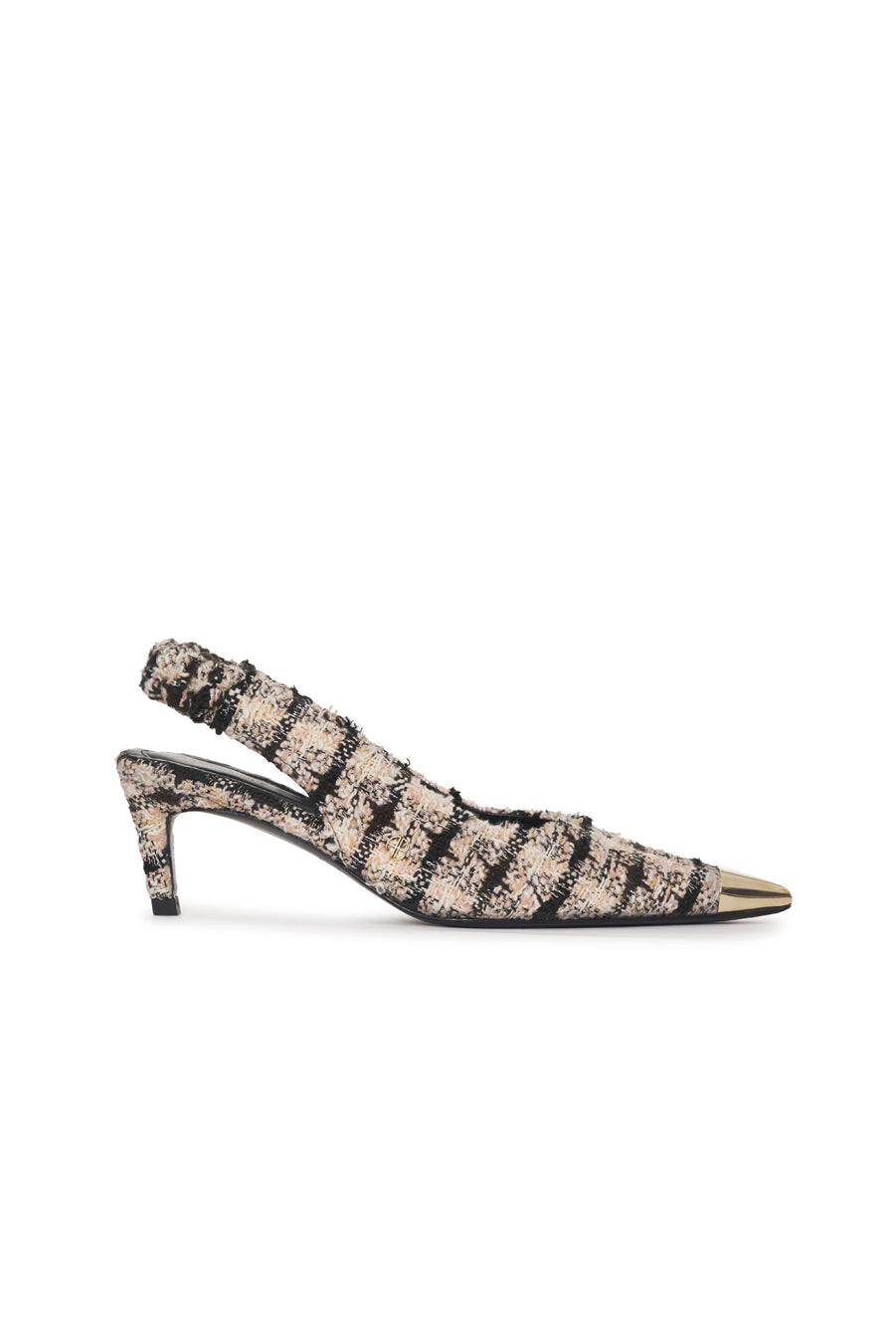 Nina Heels With Metal Toe Cap