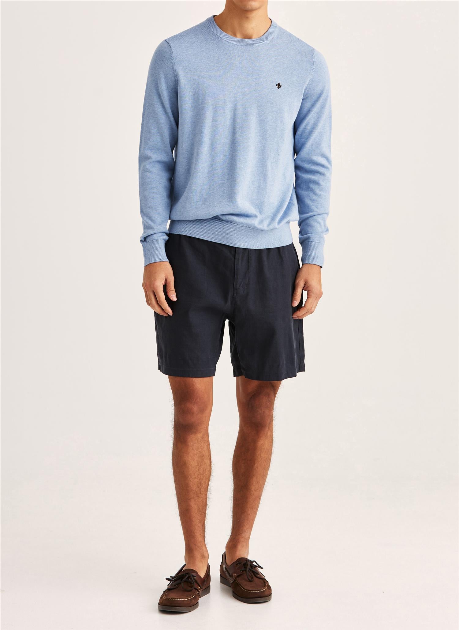 Fenix Linen Shorts - Blue