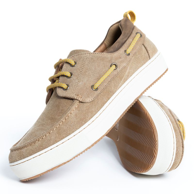 Boatshoe Canvas - Brown