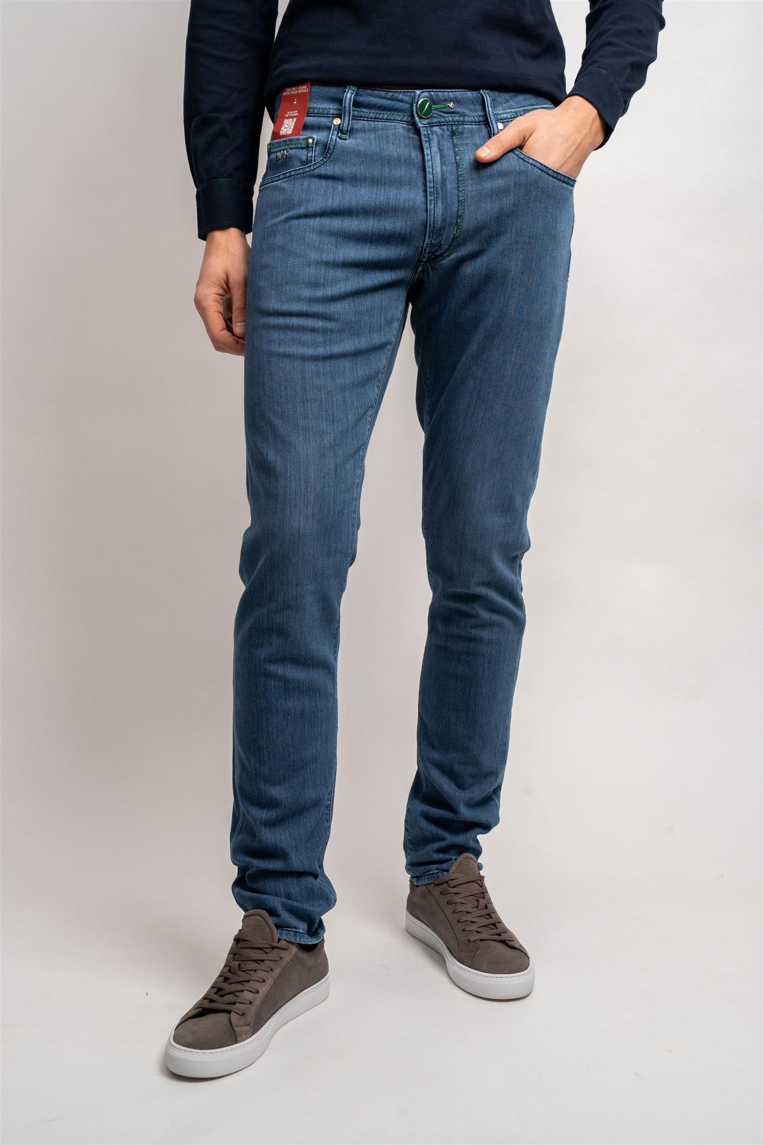 Michelangelo - Denim Silk