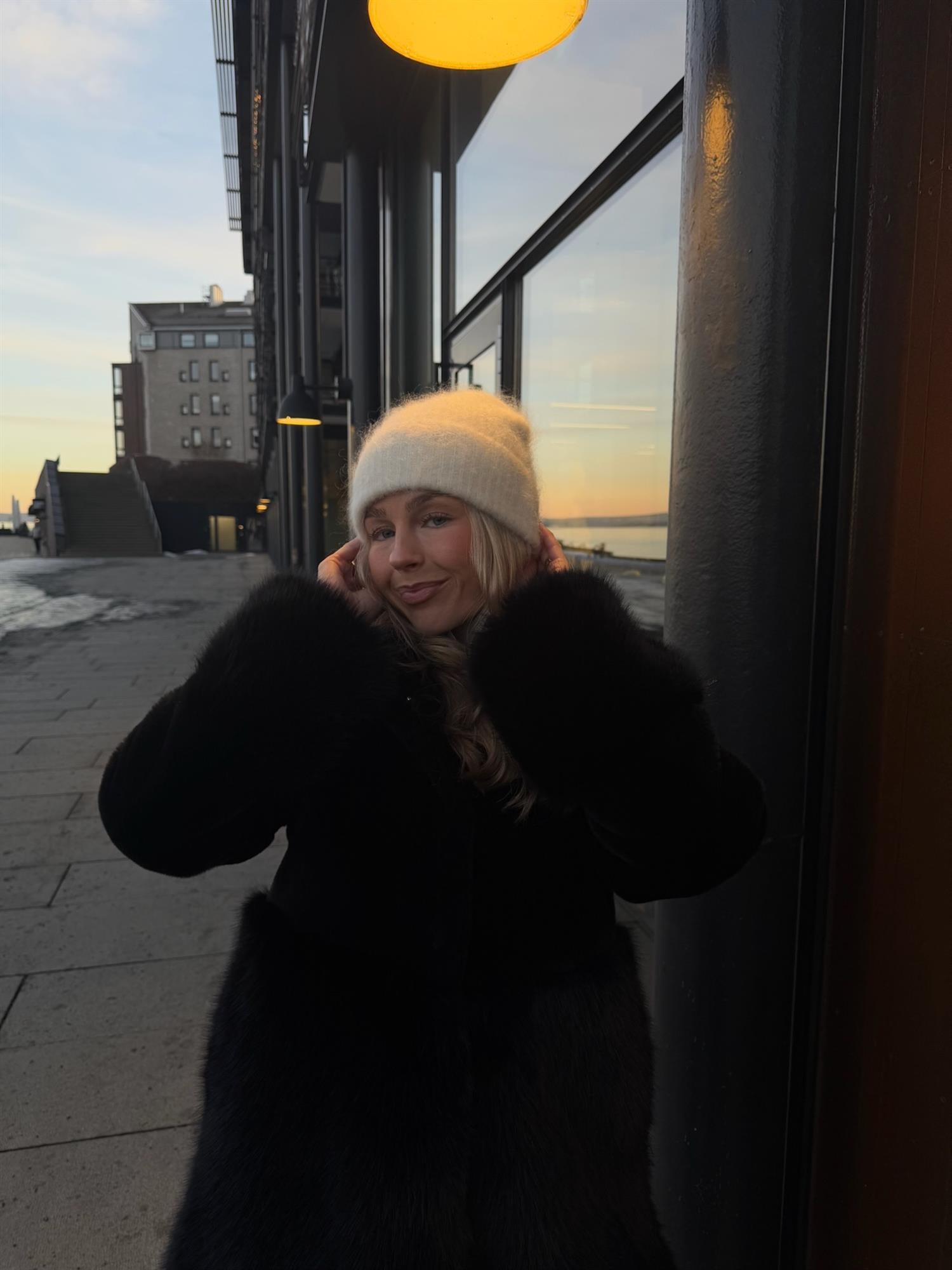 Silje Chunky Hat Bright White